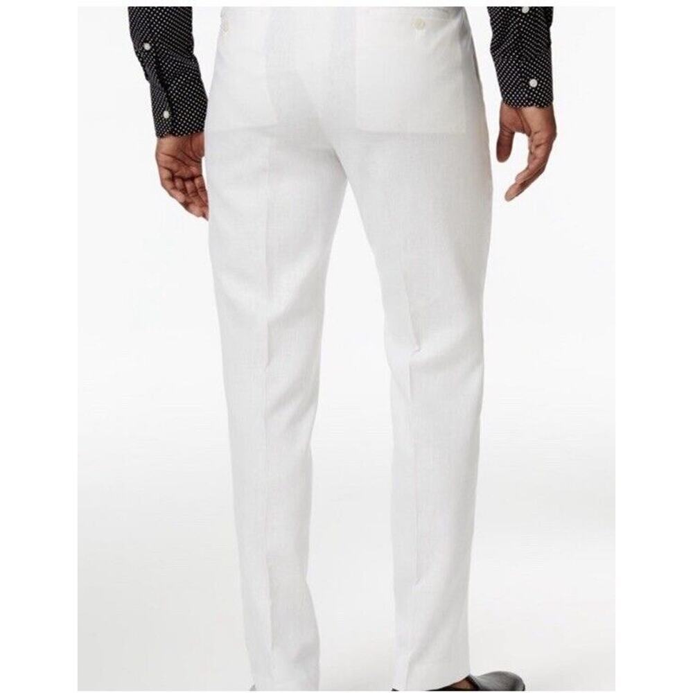 Sean John Men's Dress Suit Pants White Various Sizes NWT $135 Formal Wedding​​ - Picture 3 of 10
